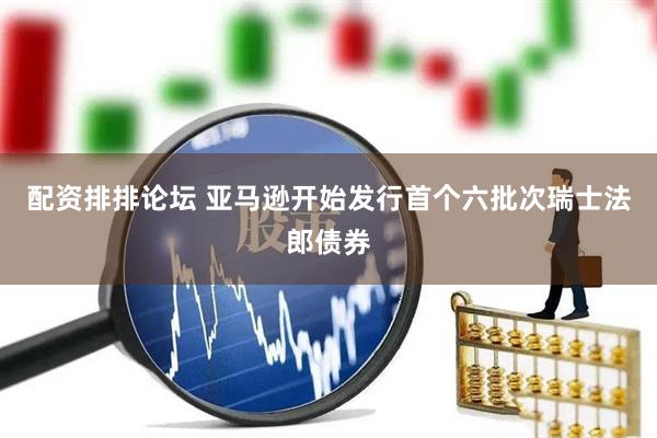 配资排排论坛 亚马逊开始发行首个六批次瑞士法郎债券